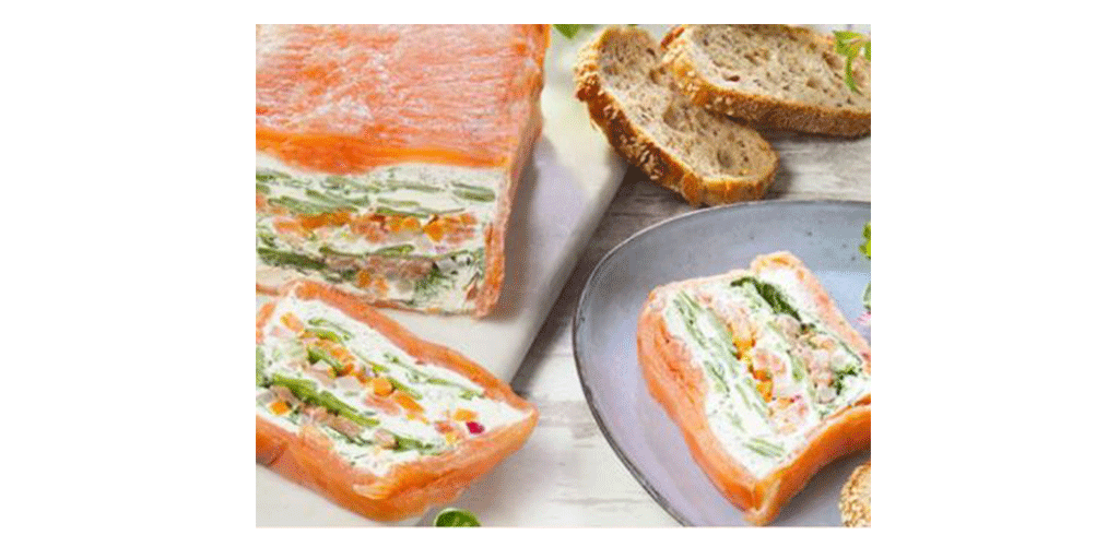 1024 X 512 Terrine De Saumon Fume Aux Petits Legumes Et Aux Herbes